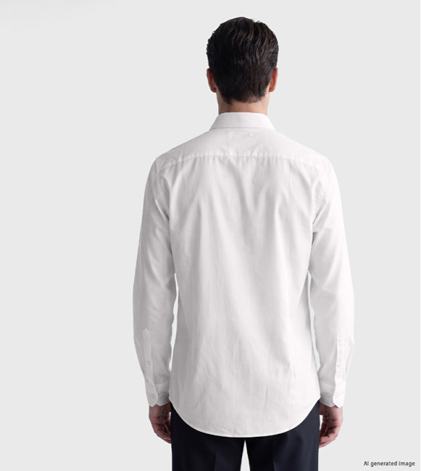 اٍل سي واي كيكي  قمصان رسمية   - أبيض Long Sleeves
