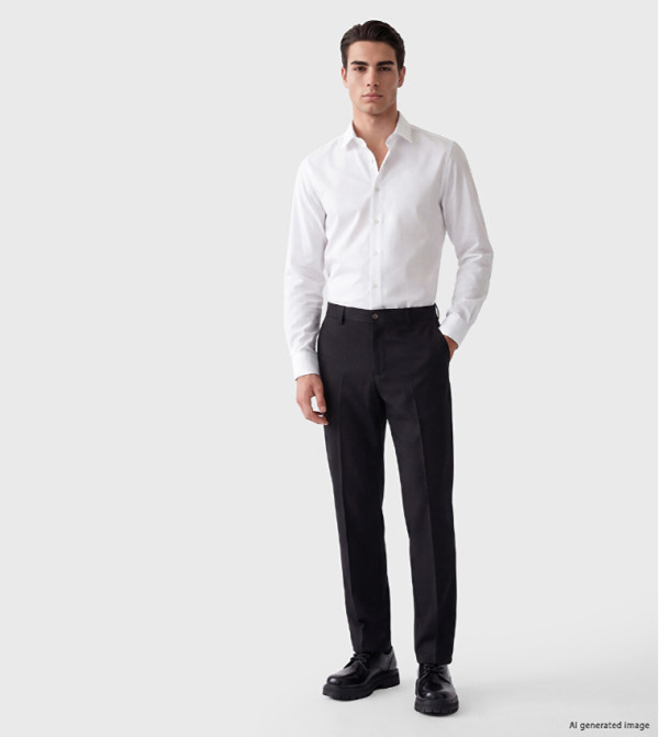 LC Waikiki  Formal Shirts - White Long Sleeves