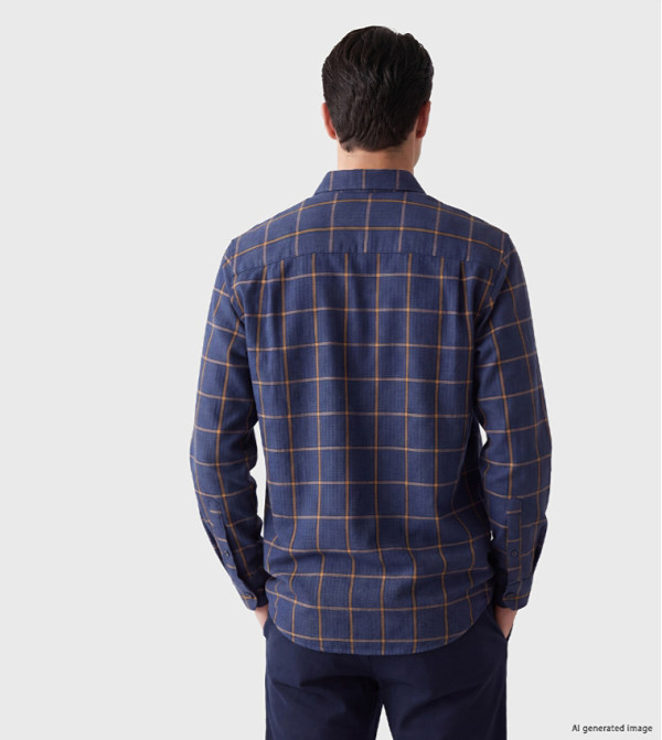 LC Waikiki  heritage-tartan - Navy Long Sleeves