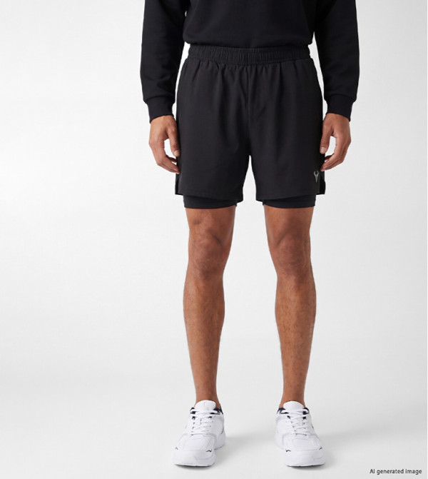 LC Waikiki  Shorts - BLACK Shorts
