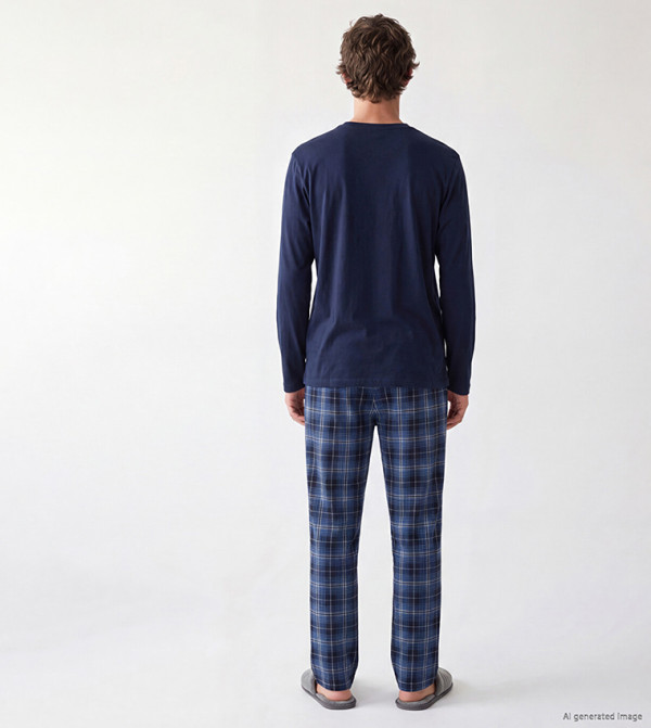 LC Waikiki  Sleepwear - Navy Pyjama Set