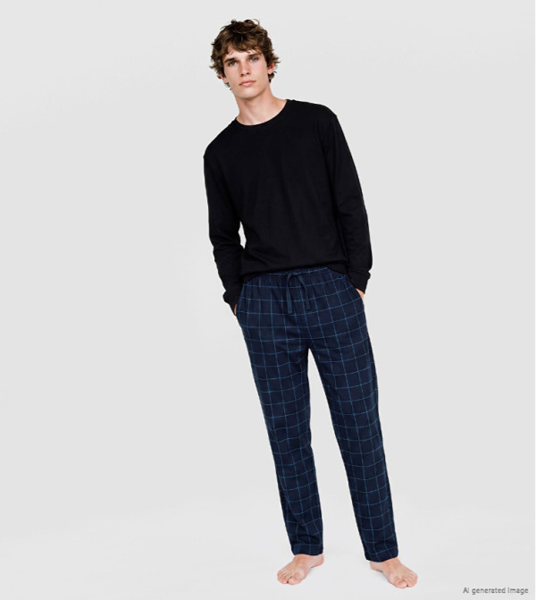 LC Waikiki  heritage-tartan - Navy Bottoms