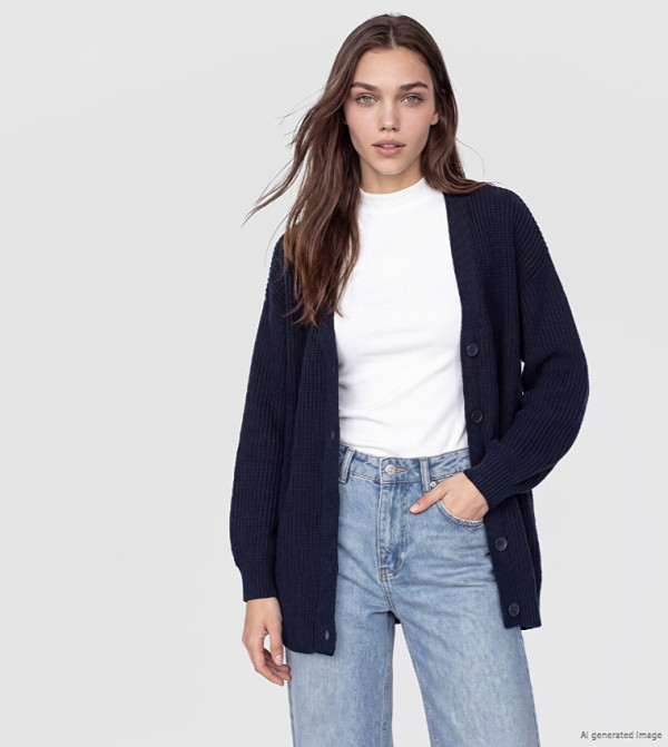 LC Waikiki  Cardigans - Navy Cardigans