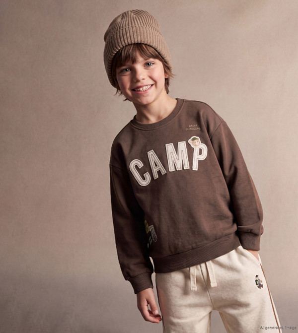 LC Waikiki  Sweatshirts - Brown Sweatshirts