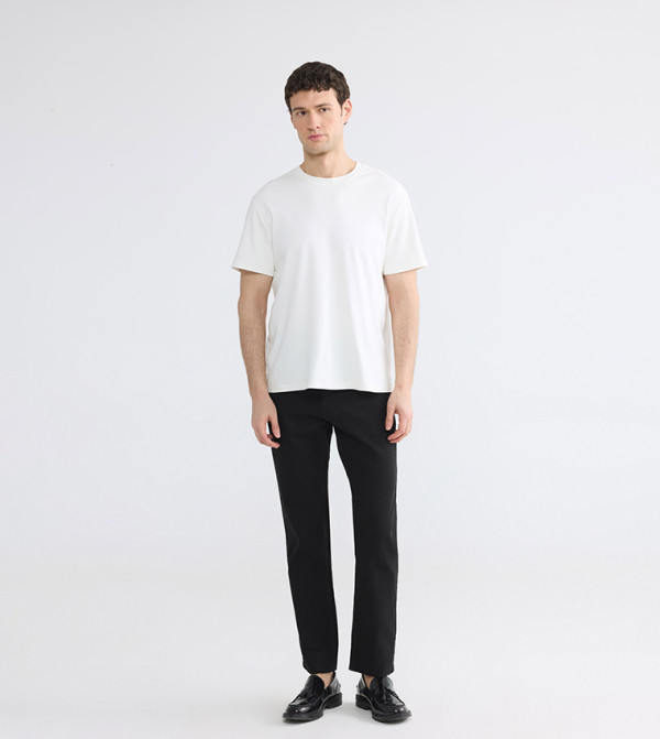 اٍل سي واي كيكي  جينزات قصة مستقيمة - أسود Straight Jeans
