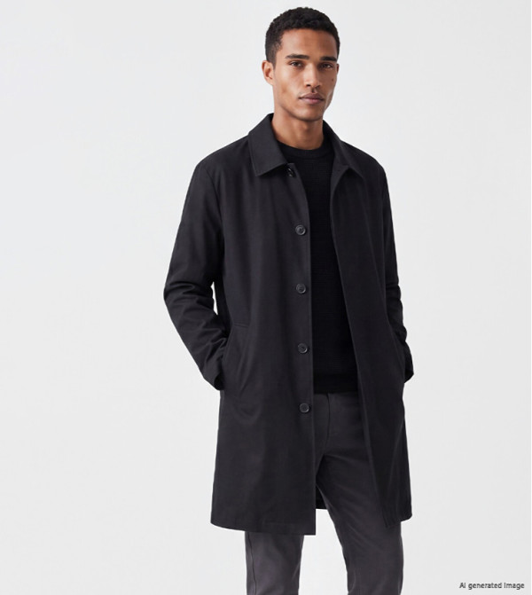 LC Waikiki  Overcoats - BLACK Overcoats
