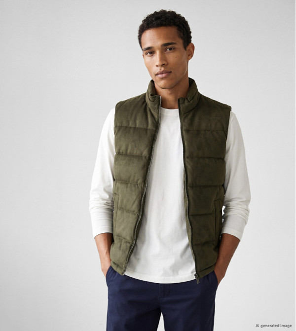 LC Waikiki  Puffer Jackets - Khaki Puffer Jackets