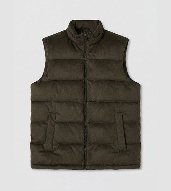 LC Waikiki  Puffer Jackets - Khaki Puffer Jackets
