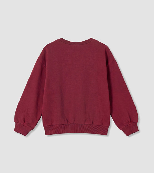 LC Waikiki  Winterwear & Outerwear - Burgundy Sweatshirts