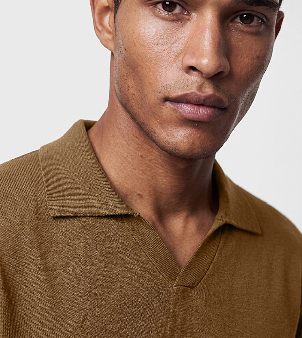 اٍل سي واي كيكي  سترات بياقة دائرية - بني  Round Neck Sweaters