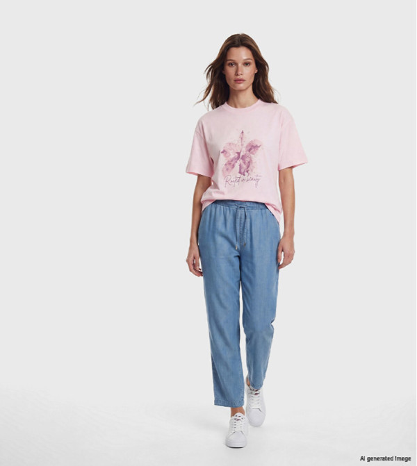 اٍل سي واي كيكي  جينز مستقيم - أزرق Straight Jeans