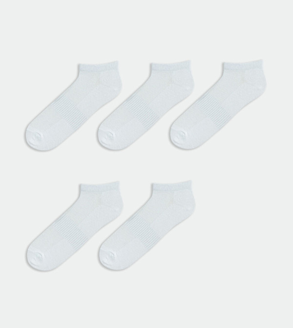 LC Waikiki  Ankle Length Socks - White Caps