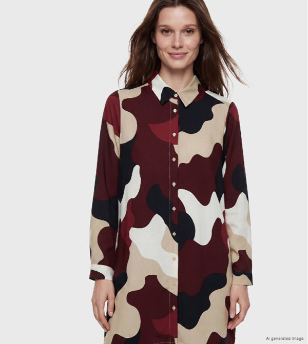 LC Waikiki  Tunics - Burgundy Tunics