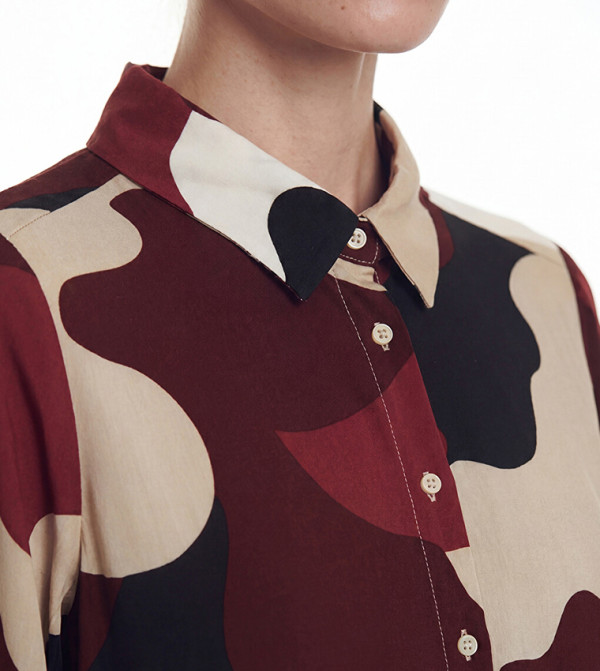 LC Waikiki  Tunics - Burgundy Tunics