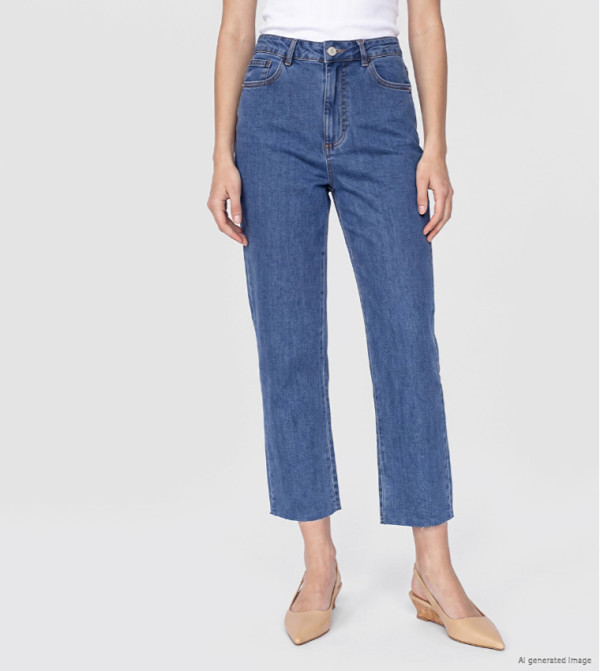 اٍل سي واي كيكي  جينز مستقيم - أزرق Straight Jeans