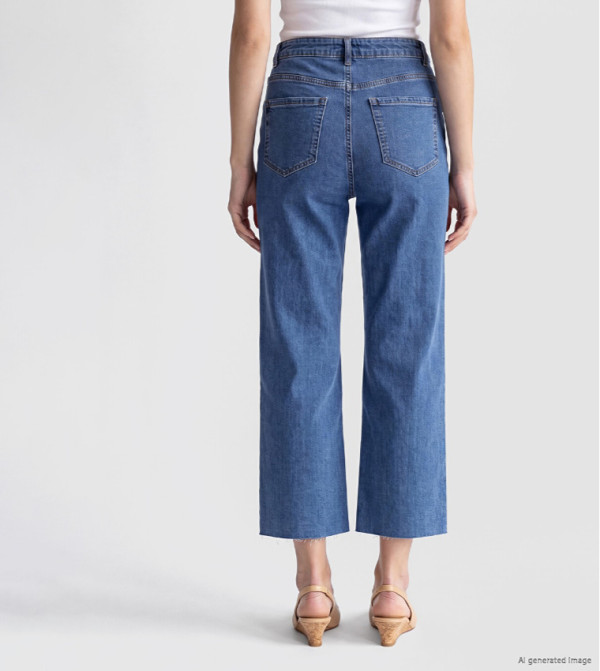 اٍل سي واي كيكي  جينز مستقيم - أزرق Straight Jeans