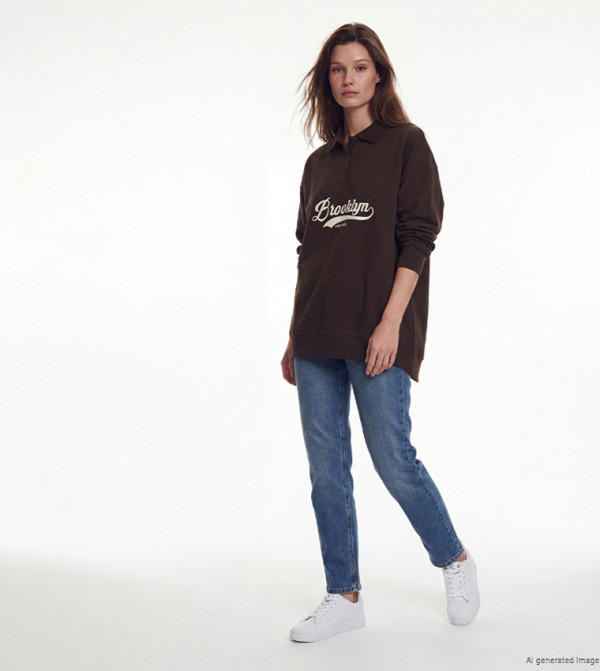 LC Waikiki  Hoodies - Brown Hoodies