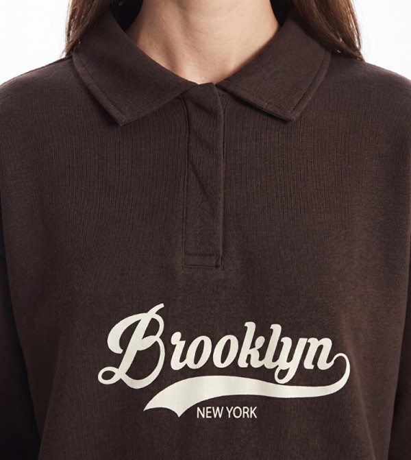LC Waikiki  Hoodies - Brown Hoodies