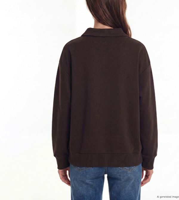 LC Waikiki  Hoodies - Brown Hoodies