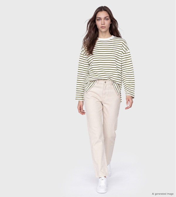 اٍل سي واي كيكي  تيشيرتات كاجوال - متعدد Long Sleeve T-Shirts