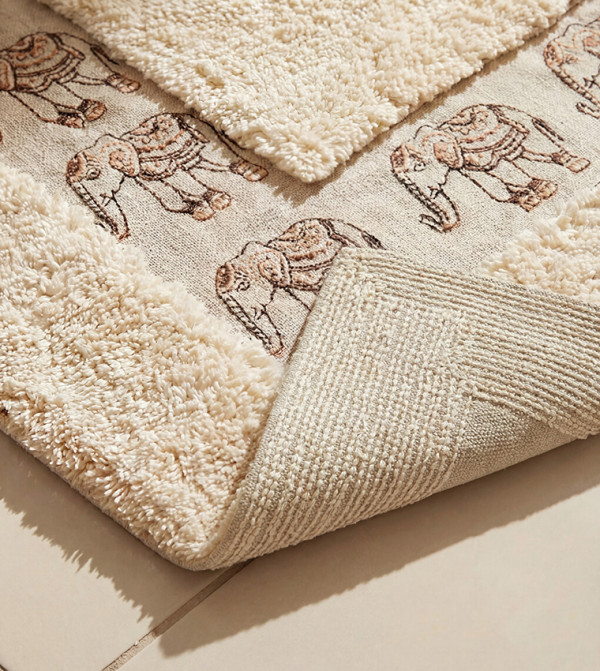 LC Waikiki  Bathmats & Curtains - Cream Bathmats & Curtains