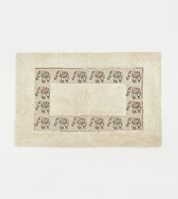 LC Waikiki  Bathmats & Curtains - Cream Bathmats & Curtains