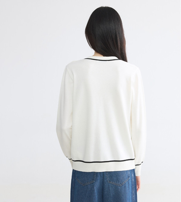 LC Waikiki  Cardigans - White Cardigans