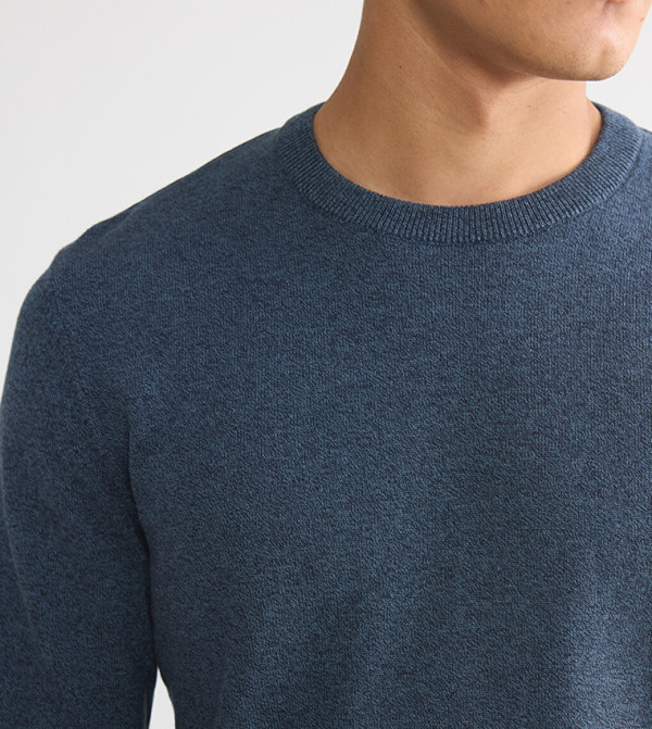 اٍل سي واي كيكي  سترات بياقة دائرية - نيلي  Round Neck Sweaters