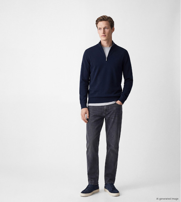 LC Waikiki  Sweaters & Cardigans - Navy Turtle neck Sweaters