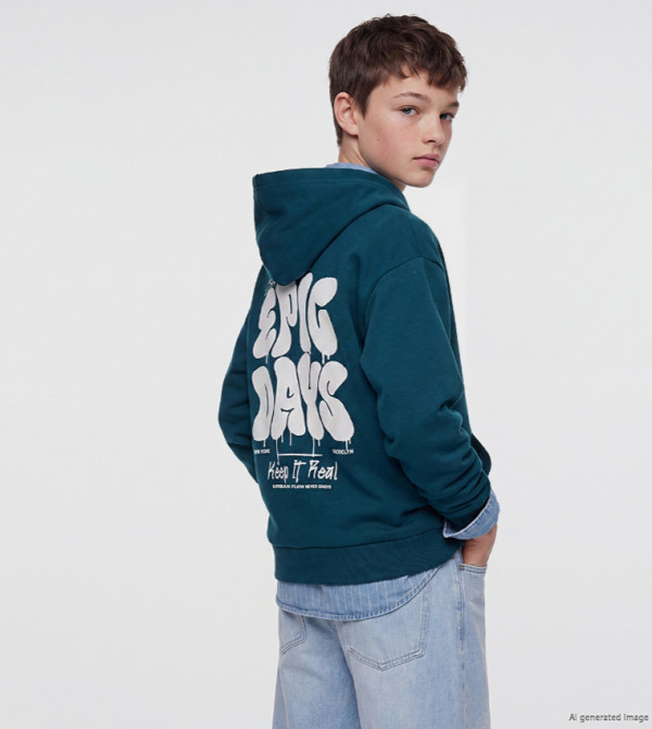 LC Waikiki Hoodies - Teal Hoodies