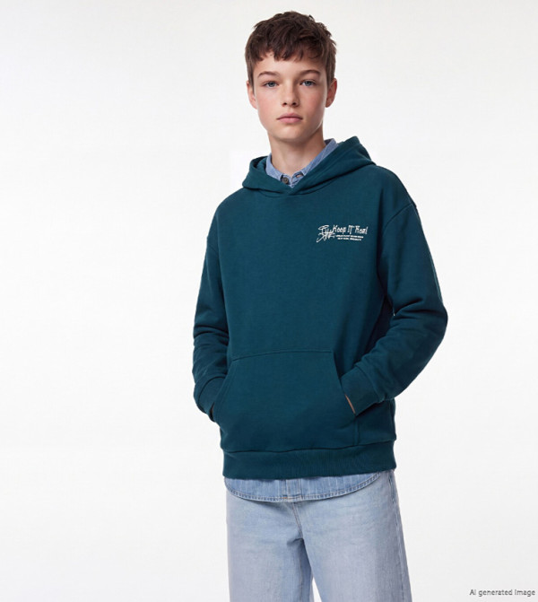 LC Waikiki Hoodies - Teal Hoodies