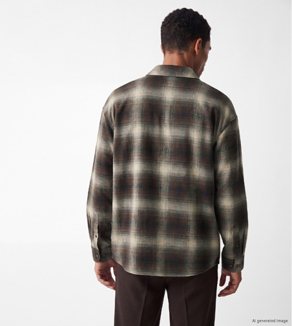 LC Waikiki  heritage-tartan - Brown Long Sleeves