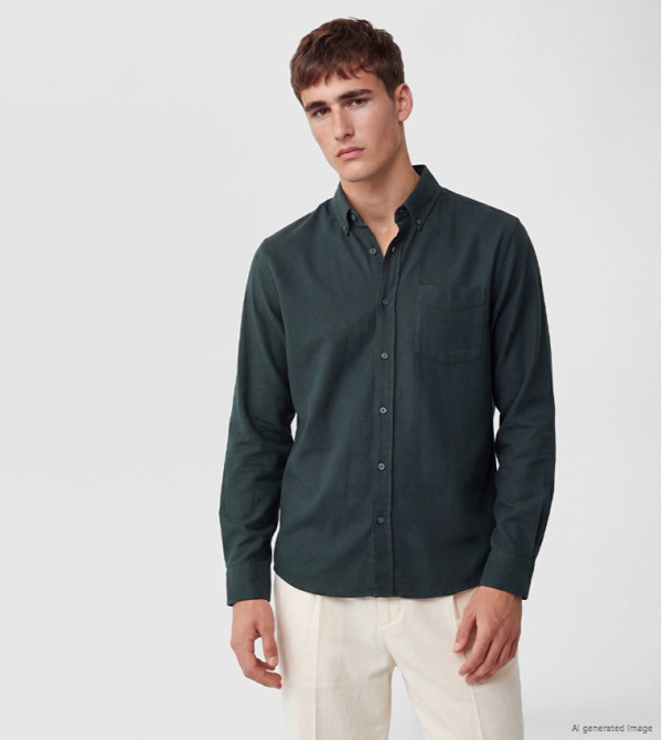 اٍل سي واي كيكي  أكمام طويلة - أخضر غامق  Long Sleeves
