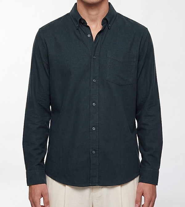 اٍل سي واي كيكي  أكمام طويلة - أخضر غامق  Long Sleeves