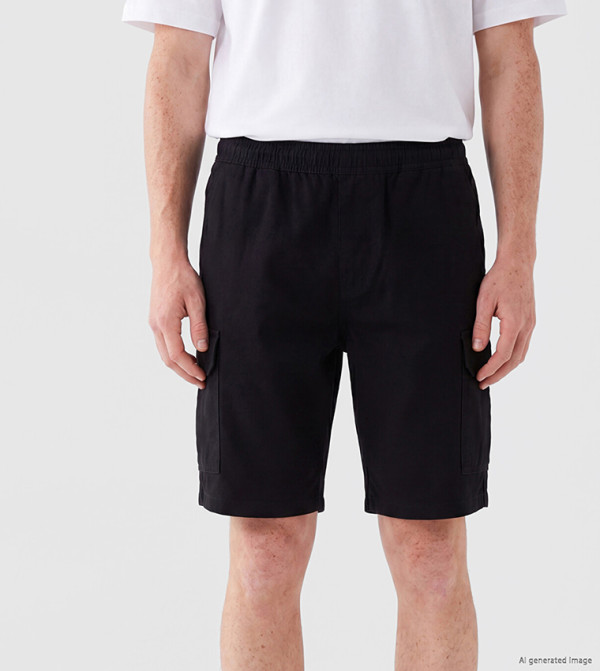 اٍل سي واي كيكي  شورت كارجو - سراويل كارجو - أسود Cargo Shorts