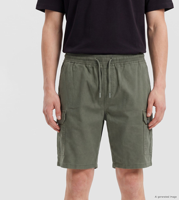 اٍل سي واي كيكي  شورت كارجو - سراويل كارجو - كاكي Cargo Shorts