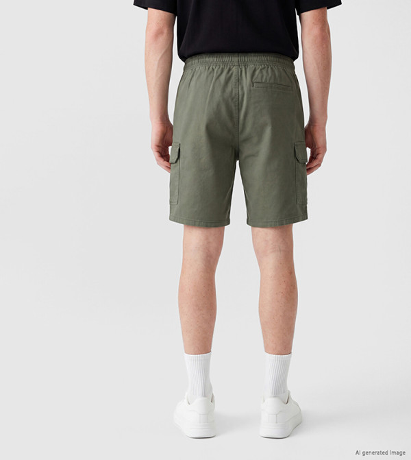 اٍل سي واي كيكي  شورت كارجو - سراويل كارجو - كاكي Cargo Shorts