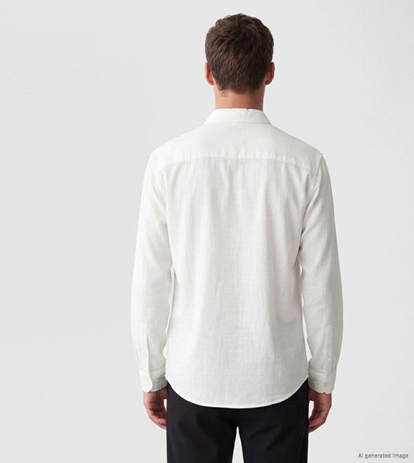 LC Waikiki  Shirts - White Long Sleeves