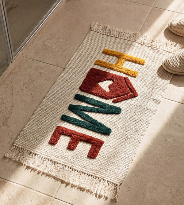 LC Waikiki  Bathmats & Curtains - Off White Bathmats & Curtains