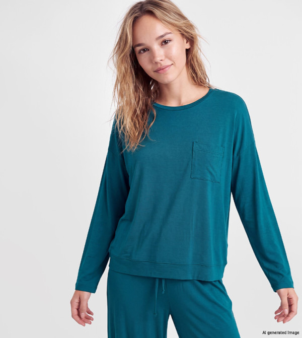 LC Waikiki  Sleepwears & Loungewears - Teal Pyjama Set