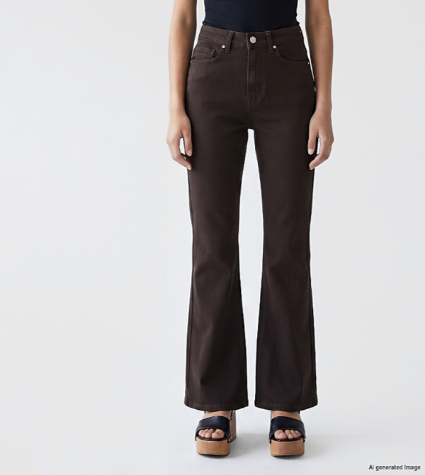 LC Waikiki  Bootcut Jeans - Brown Bootcut Jeans