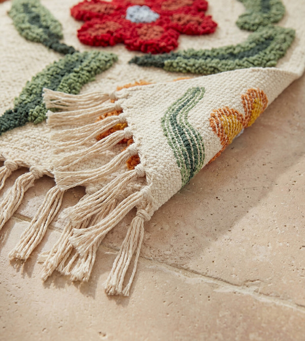 LC Waikiki  Bathmats & Curtains - Cream Bathmats & Curtains