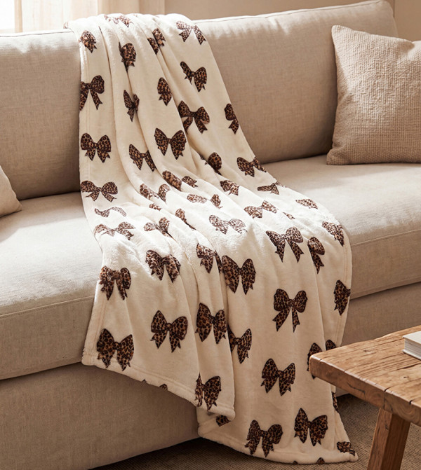 LC Waikiki  Blankets & Throws - Cream Blankets & Throws