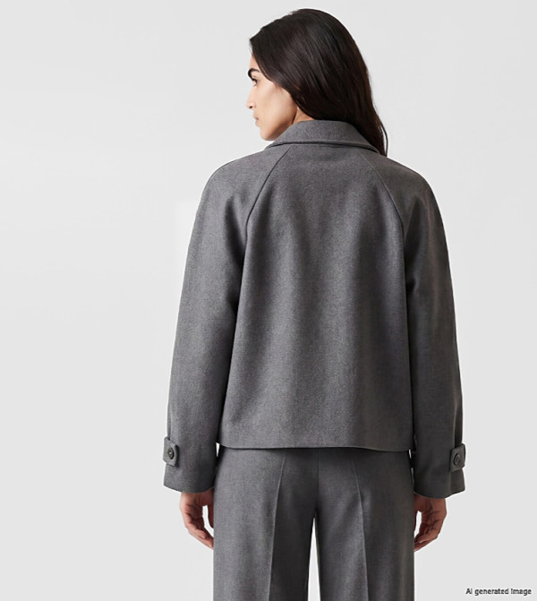 LC Waikiki  Overcoats - Grey Overcoats