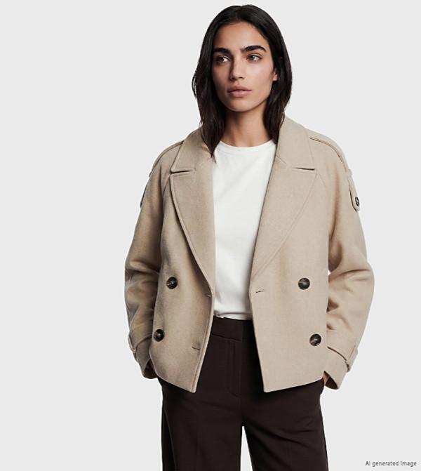 LC Waikiki  Overcoats - Beige Overcoats