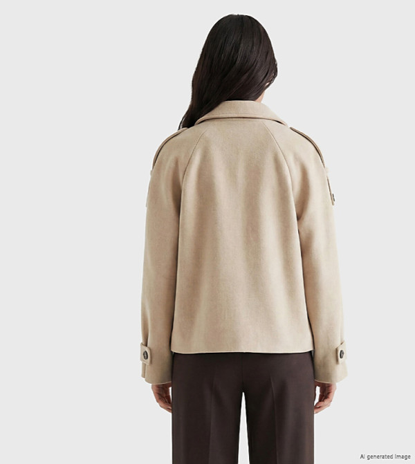 LC Waikiki  Overcoats - Beige Overcoats