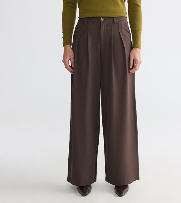 LC Waikiki  Formal Pants - Brown Formal Pants