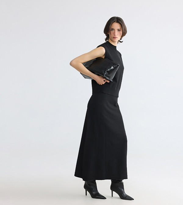 اٍل سي واي كيكي  تنانير طويلة - أسود Maxi Skirts