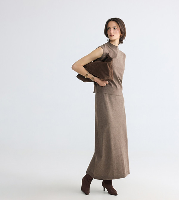 LC Waikiki  Maxi Skirts - Brown Maxi Skirts