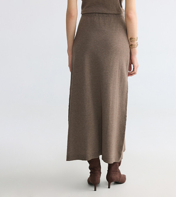 LC Waikiki  Maxi Skirts - Brown Maxi Skirts